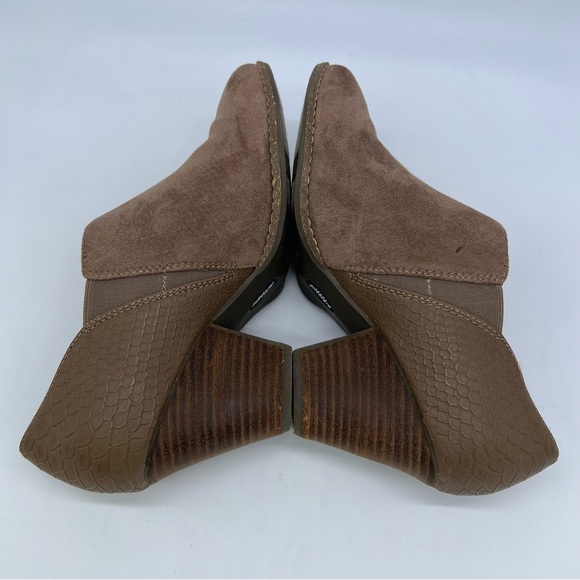 Dr Scholls  Womens Charlie Brown  Sude Pull On  Ankle Boots Size 7.5 - Picture 9 of 15